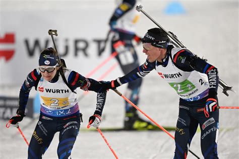 Championnat Du Monde De Biathlon La France Remporte La M Daille D Or