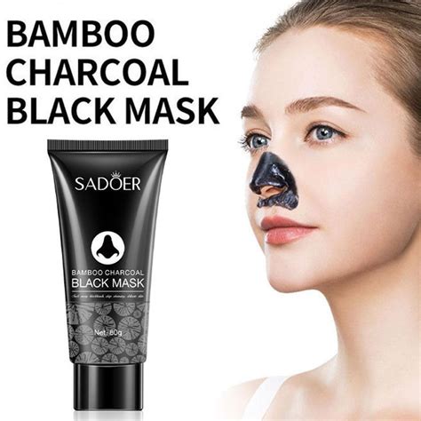 Bamboo Charcoal Blackhead Remover Mask Black Dots Spots Acne Mask