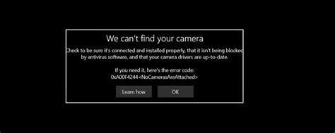 Fix Camera Not Working Says We Can T Find Your Camera In Windows 10 A