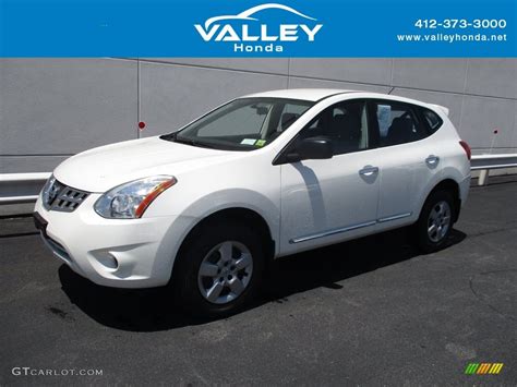 2013 Pearl White Nissan Rogue S Awd 133808961 Photo 12