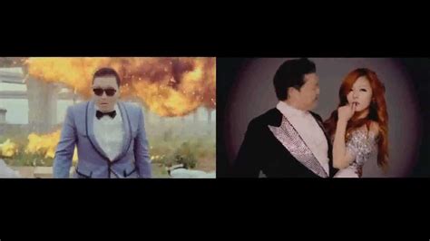 Psy And Hyuna Gangnam Style Mix Youtube