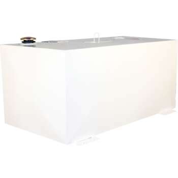 Better Built Steel Transfer Fuel Tank Gallon Rectangular White