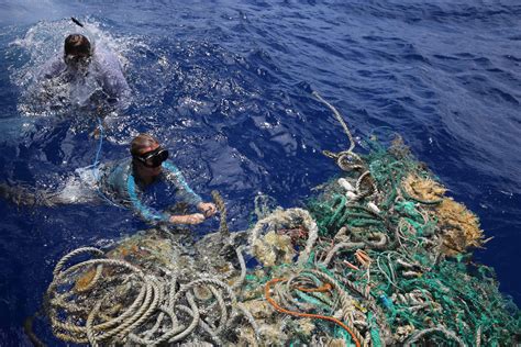 Exxpedition Tagged Marine Debris Ball Retrieved From Pacific Ocean