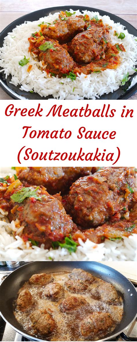 Spicy Greek Meatballs In Tomato Sauce Soutzoukakia Socraticfood