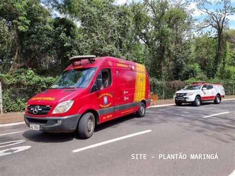 Mulher de 60 anos é socorrida ferimentos graves após acidente em