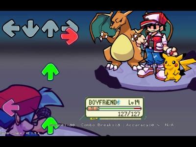 FNF Vs Red: The Pokemon Trainer Play online