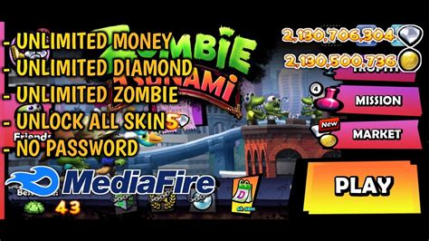 ZOMBIE TSUNAMI MOD APK TERBARU 2023 UNLIMITED MONEY NO PASSWORD YouTube