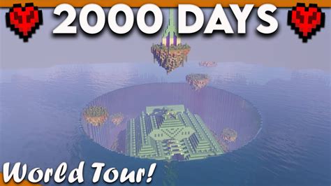 I Survived 2000 Days In Hardcore Amplified Survival Minecraft World