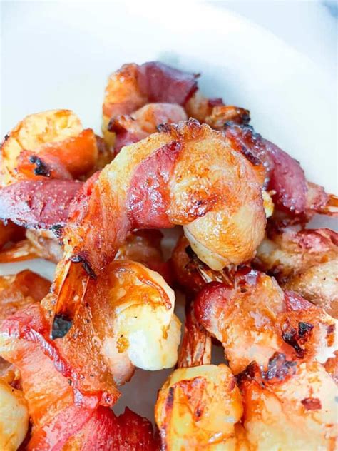 Air Fryer Bacon Wrapped Shrimp Little House Big Alaska