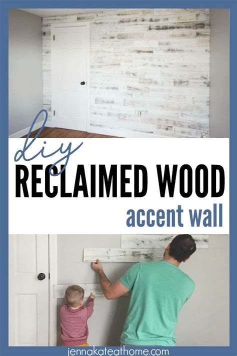 Learn How Easy It Is To Install This Reclaimed Wood Accent Wall To Add