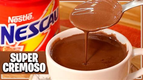 SÓ 2 INGREDIENTES CHOCOLATE QUENTE CREMOSO I SEM CREME DE LEITE I SEM