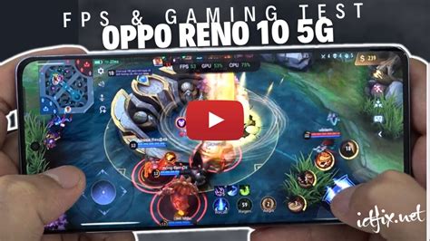 Oppo Reno Mobile Legends Gaming Test Dimensity G Hz