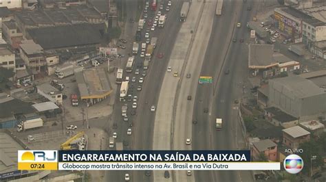 V Deo Avenida Brasil E Via Dutra Apresentam Tr Nsito Lento Nesta Ter A