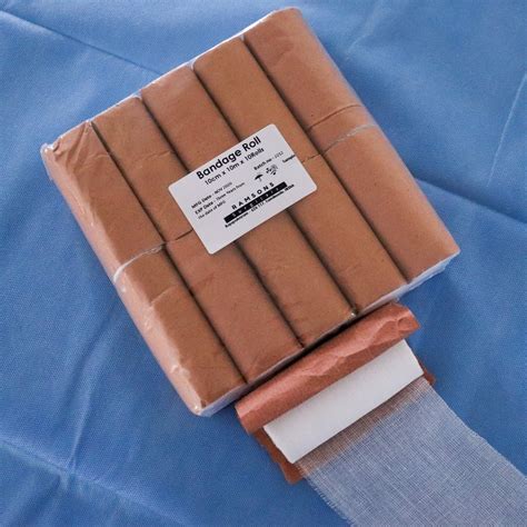 White Cotton Gauze Bandage Roll For Hospital Bandage Size Cm X M