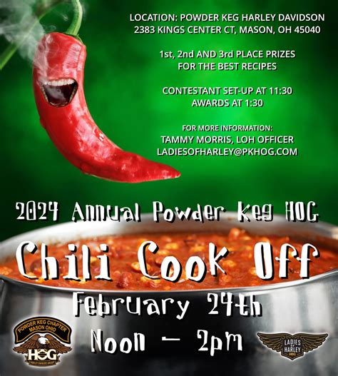 West Chester Chili Cook Off Dates Jorie Malinda