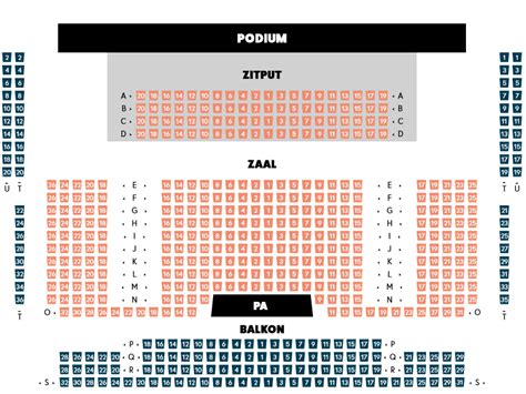 Zaalverhuur Zaalplan Cc De Plomblom Ninove