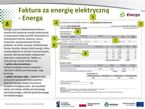 Dane na fakturach za energię elektryczną oraz zmiana operatora ppt