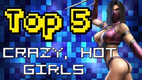 Top 5 Crazy Hot Girls In Video Games Youtube