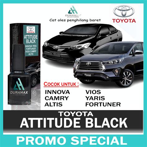 Jual Cat Oles Toyota Attitude Black Mica Penghilang Baret Mobil Lecet Hitam Metalik Innova