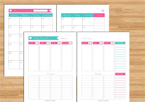 A5 Student Planner Set A5 Size Planner Student Planner - Etsy