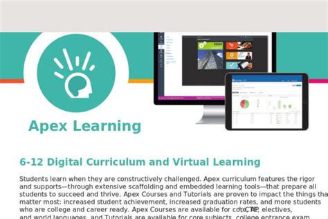 Apex Learning Overview | Edmentum