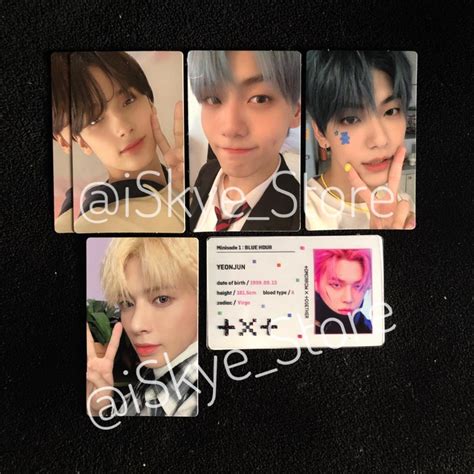 Txt Minisode Blue Hour Album R Ar Vr Version Photocard Pc