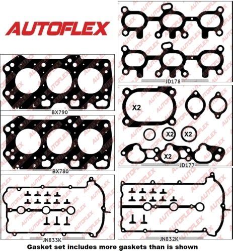 Mazda 323 Astina Ba 20 Lt V6 Engine Kf Autoflex Vrs Gasket Set