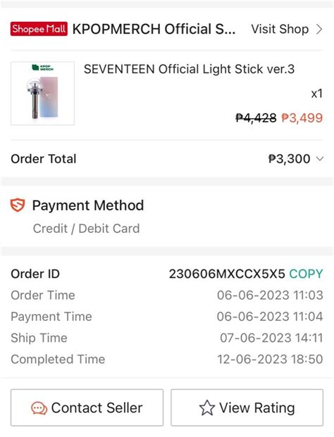 Official Seventeen Caratbong Lightstick V3 DIY On Carousell