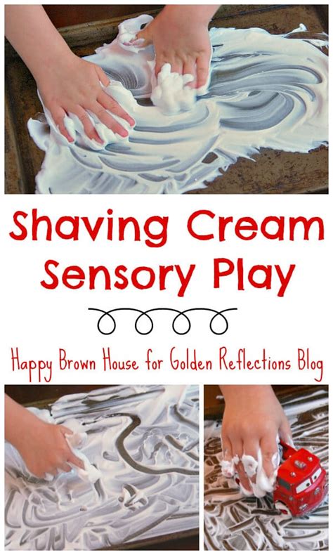 S Is For Shaving Cream Sensory Play