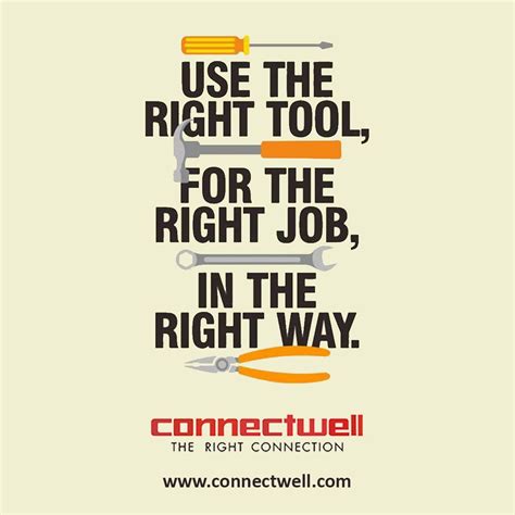 Occupational Safety Use The Right Tool For The Right Job In The