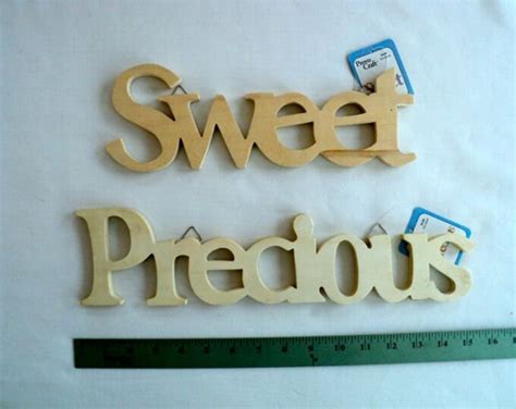 Unfinished Wooden Signs Unfinished Wood Cutouts Sweet Or Etsy