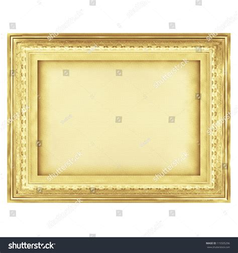 Vintage Art Gold Frame Digital Drawing Illustration 115505296