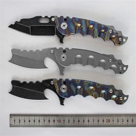 Heeter Heavy Folding Knife Strong S Vn Blade Tc Titanium Handle