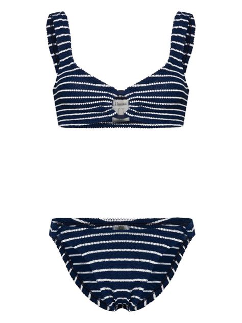 Hallie Striped Bikini Hunza G Eraldo Kr