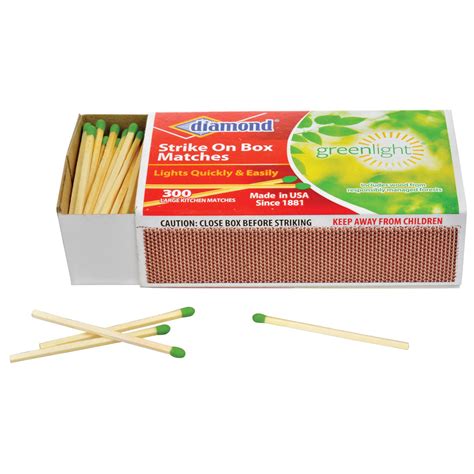 Large Wooden Stick Matches 300 Ct Pack Ideal For Wood Grill