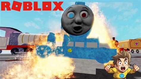 Roblox Thomas Exe On Fire Roblox Gameplay Konas2002 Youtube