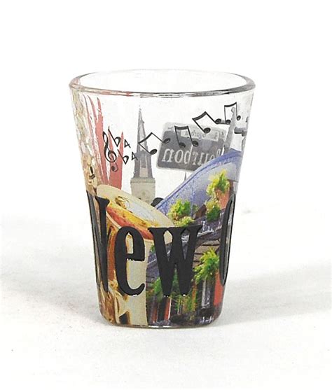 New Orleans Color Shot Glass Americaware