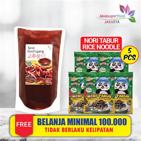 Jual Gochujang HALAL 1kg Rasa Asli Korea Sauce Sambel Pasta Hot Pepper Pasta Shopee Indonesia