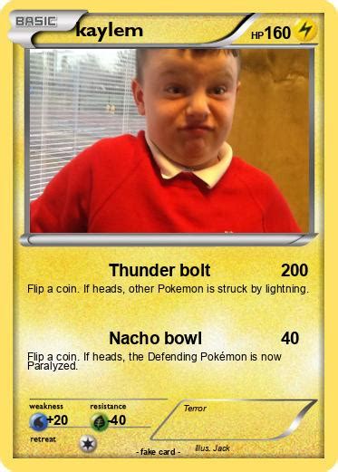 Pokémon kaylem Thunder bolt My Pokemon Card