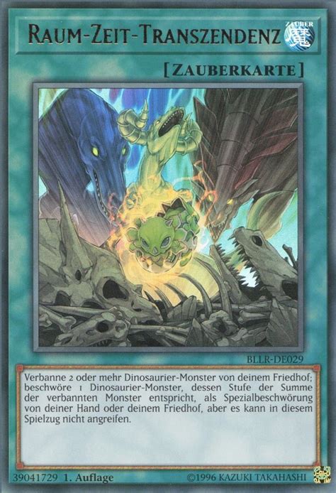 Recollectibles Sammelkarte Yugioh Karte Raum Zeit Transzendenz Yu Gi