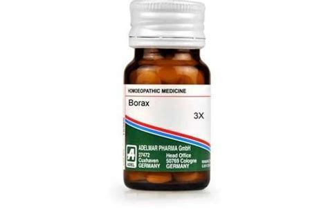 Schwabe Borax Trituration Tablet 6X Uses Price Dosage Side Effects