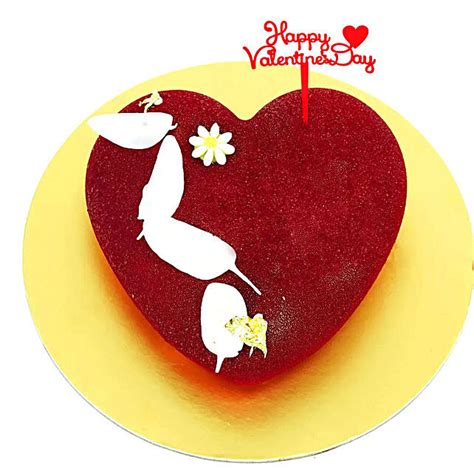 Happy Valentines Day Heart Shape Cake Qatar T Happy Valentines Day Heart Shape Cake Fnp