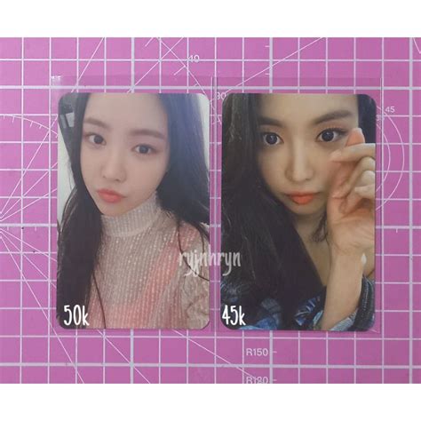 Jual Photocard Pc Naeun Apink Panda Shopee Indonesia