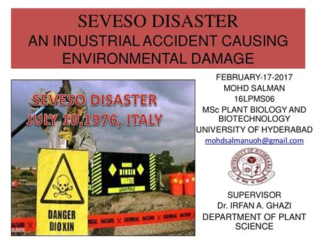 SEVESO DISASTER ITALY