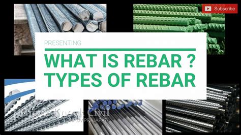 What Is Rebar Types Of Steel Rebar Steel Reinforcement Bar YouTube