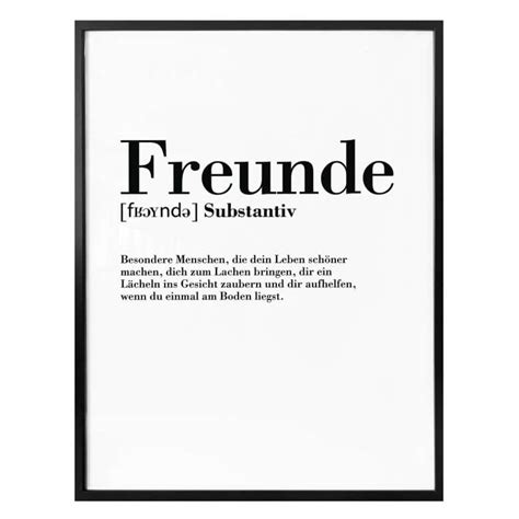 Poster Grammatik Freunde Wall Art De