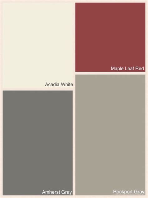 Red, White, and Gray House Exterior