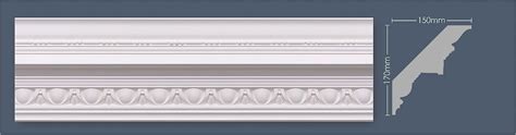 Pc Egg Dart With Beads Cornices Centre