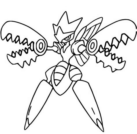 Dibujo Para Colorear Pokemon Mega Scizor Supercolored The Best Porn