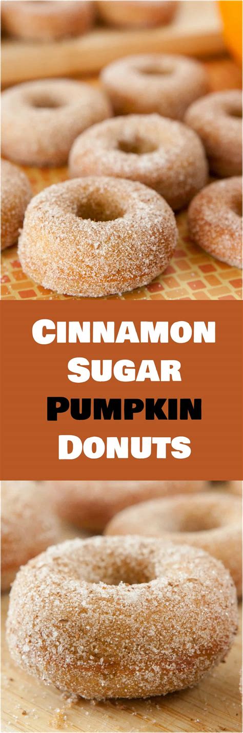 Cinnamon Sugar Pumpkin Cake Donuts Brooklyn Farm Girl